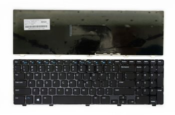 Dell nešiojamojo kompiuterio klaviatūra Inspiron 15, Vostro, Latitude, juoda