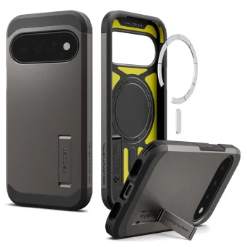 Spigen Tough Armor Mag MagSafe dėklas telefonui Google Pixel 11, Dark Gray