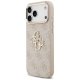 Guess 4G Big 4G Classic Logo dėklas iPhone 17 Pro Max, rožinio aukso