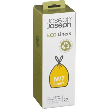 Šiukšlių maišai Joseph Joseph IW7 20 l su raišteliu, 20 vnt., pilki