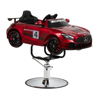 Kids Hairdressing Chair Car Gabbiano Mercedes, Red