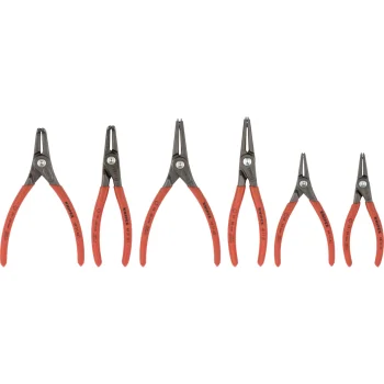 KNIPEX fiksavimo žiedų replių rinkinys SRZ putplasčio dėkle, 6 vnt.