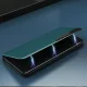 Atverčiamasis dėklas iPhone 13 Pro Max Eco Leather View Case su stovu, violetinis