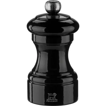 Peugeot Bistro druskos malūnėlis 10 cm, lakuota mediena, skalūno pilka