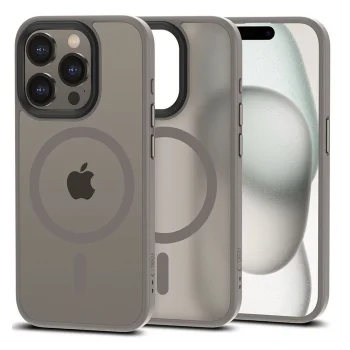 Dėklas Tech-Protect MagMat MagSafe skirtas iPhone 15 Pro - Titanium Matte