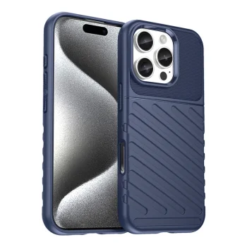 Thunder Case dėklas telefonui iPhone 16e / 17e, mėlynas
