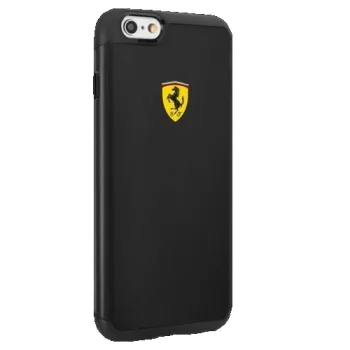Ferrari apsauginis dėklas iPhone 6 / 6S telefonui, juodas