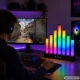 RGB LED Standing Lamp Equalizer 7 Columns USB Music Sync