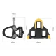 Rockbros RD9 Shimano SPD-SL plento dviračio pedalai su plokštelėmis - Juodi