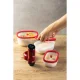Vakuuminis maisto indelis Berkel Icon 1,4 l, stiklinis, baltas ir raudonas