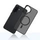 3mk Smoke MagCase dėklas telefonui Samsung Galaxy A37, pilkas pusiau skaidrus