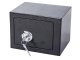Home Safe with Key Lock, Black