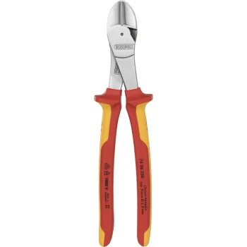 Sustiprintos šoninio kirpimo replės KNIPEX 74 06 250, 250 mm