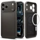 Spigen Thin Fit Mag dėklas, skirtas iPhone 17 Pro, Gunmetal pilkas