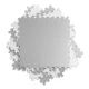 Foam puzzle mat white and gray 60 x cm 9 pcs