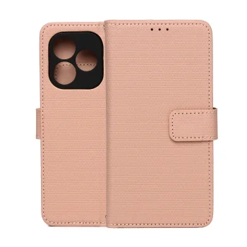 Atverčiamasis dėklas TFO Smart Triangle telefonui Honor 600 / 600 Pro, rožinis