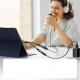 Joyroom SY-C03 2-in-1 USB-C to Dual USB-C DAC Adapter, Black
