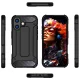 Dėklas Hybrid Armor skirtas iPhone 17 - juodas