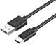 Samsung EP-DG950CBE USB-A į USB-C laidas 1.2m, juodas (Bulk)