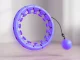 Masažinis lankas Hula Hoop su svoriu, reguliuojamas, violetinis