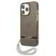 Guess Translucent Strap Dėklas iPhone 13 Pro / 13, Juodas
