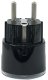 Shelly Plug PM Gen3 Matter 13A išmanusis lizdas, juodas