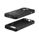 UAG Monarch Pro MagSafe dėklas iPhone 15 Pro telefonui, juodos anglies spalvos