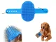 Soft Pet Grooming Brush for Dogs and Cats, Deshedding Massage Comb, blue