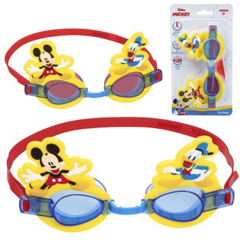 Bestway Mickey Deluxe Kids Swimming Goggles, Blue