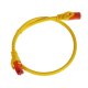 Maclean MCTV-300 UTP Cat6 Patchcord Network Cable, 0.5m, Yellow
