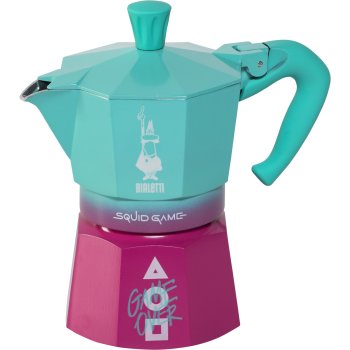 Bialetti Moka Express Squid Game 3TZ kavinukas, 3 puodeliai