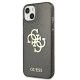 Dėklas iPhone 13 mini Guess Glitter 4G Big Logo, juodas