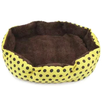 Pet Bed Sofa Mattress Mat Cushion Nest Sleeping Place for Cat Dog - 35x37cm, Yellow