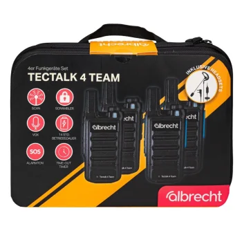 Albrecht Tectalk 4 Team racijų komplektas su lagaminu, 4 vnt.