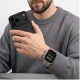 Sidabrinės spalvos Tech-Protect Stainless apyrankė Apple Watch 44/45/46/49 mm