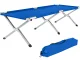 Folding Camping Bed, Outdoor Camp Cot, Blue