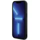 Karl Lagerfeld dėklas iPhone 15 Pro Max su 3D blizgiu logotipu, juodas