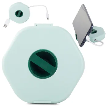 Sukamasis laido organizatorius su telefono stoveliu, 7 cm