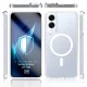 Dėklas 3mk Armor MagCase, skirtas Samsung Galaxy S25 Edge, skaidrus