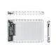 Orico 2139U3-V1 2.5\" HDD/SSD išorinio disko dėklas, skaidrus