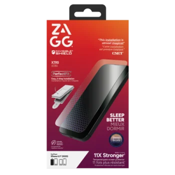 ZAGG Invisibleshield Glass XTR5 apsauginis stiklas su grafenu iPhone 17