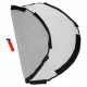 Roundnet žaidimo rinkinys su apvaliu tinklu ir 2 kamuoliais, 90 cm, juodas/geltonas