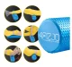 4FIZJO PENTAGRAM Yoga Massage Fitnes Pilates Foam Grid Roller 45cm, Blue