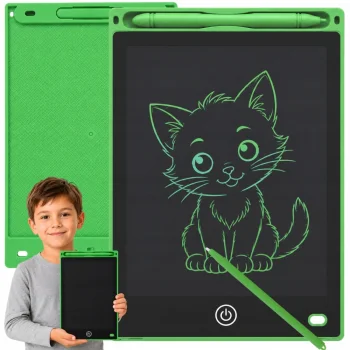 12" LCD piešimo planšetė su pieštuku, žalia