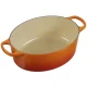 Ketaus troškintuvas Le Creuset Signature ovalus 27 cm 4.1 l Volcanic