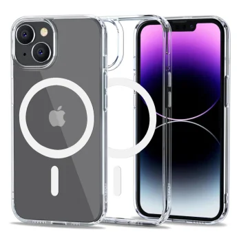 Tech-Protect FlexAir Hybrid dėklas, skirtas iPhone 14, permatomas