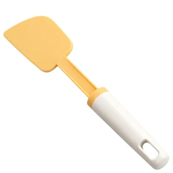 Plastikinė tešlos mentelė ir grandiklis 27,5 cm, balta ir oranžinė