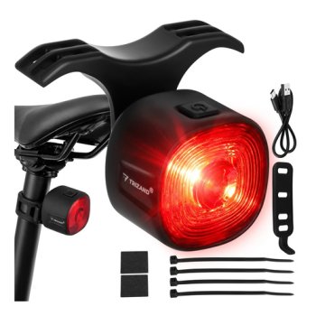 Trizand Rear Bicycle Light, Red, USB-C