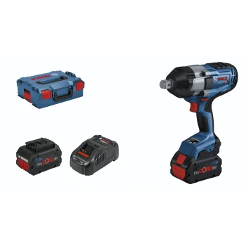 Akumuliatorinis smūginis veržliasukis Bosch GDS 18V-1050 H, 3/4", 2x 8.0Ah, L-BOXX