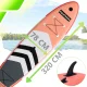 AquaPaddle SUP irklentė 320 cm su irklu, pompa ir kuprine, iki 180 kg